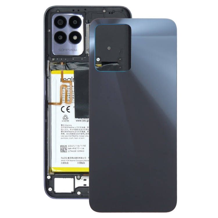 For Realme C35 Original Battery Back Cover(Black) by buy2fix