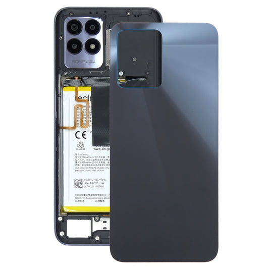 For Realme C35 Original Battery Back Cover(Black) by buy2fix