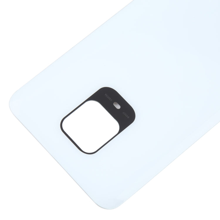 For Xiaomi Redmi Note 9S OEM Glass Battery Back Cover(White) - Back Cover by buy2fix | Online Shopping UK | buy2fix