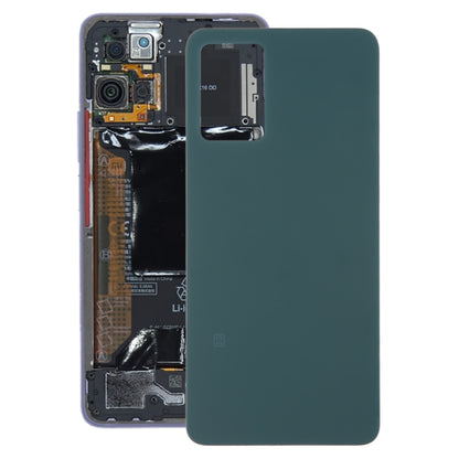 For Xiaomi Redmi Note 11 Pro+ 5G Glass Battery Back Cover(Green) - Back Cover by buy2fix | Online Shopping UK | buy2fix