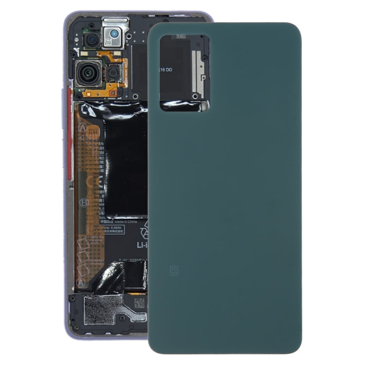 For Xiaomi Redmi Note 11 Pro+ 5G India Glass Battery Back Cover(Green) - Back Cover by buy2fix | Online Shopping UK | buy2fix