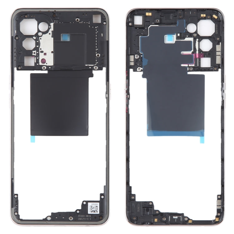 For OPPO Find X3 Lite Original Middle Frame Bezel Plate (Gold) - Frame Bezel Plate by buy2fix | Online Shopping UK | buy2fix