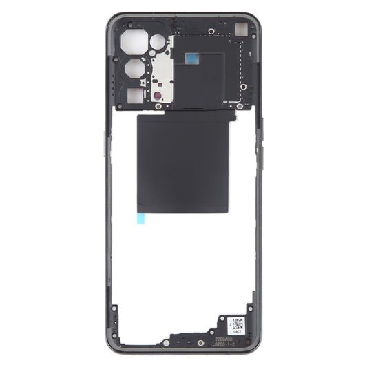 For OPPO Reno5 5G Original Middle Frame Bezel Plate (Black) by buy2fix