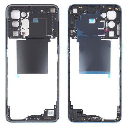 For OPPO Reno5 5G Original Middle Frame Bezel Plate (Blue) - Frame Bezel Plate by buy2fix | Online Shopping UK | buy2fix