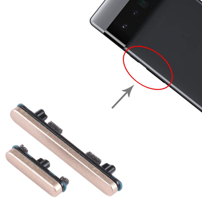 For Google Pixel 6 Pro Original Power Button + Volume Button Control Button (Gold) by buy2fix