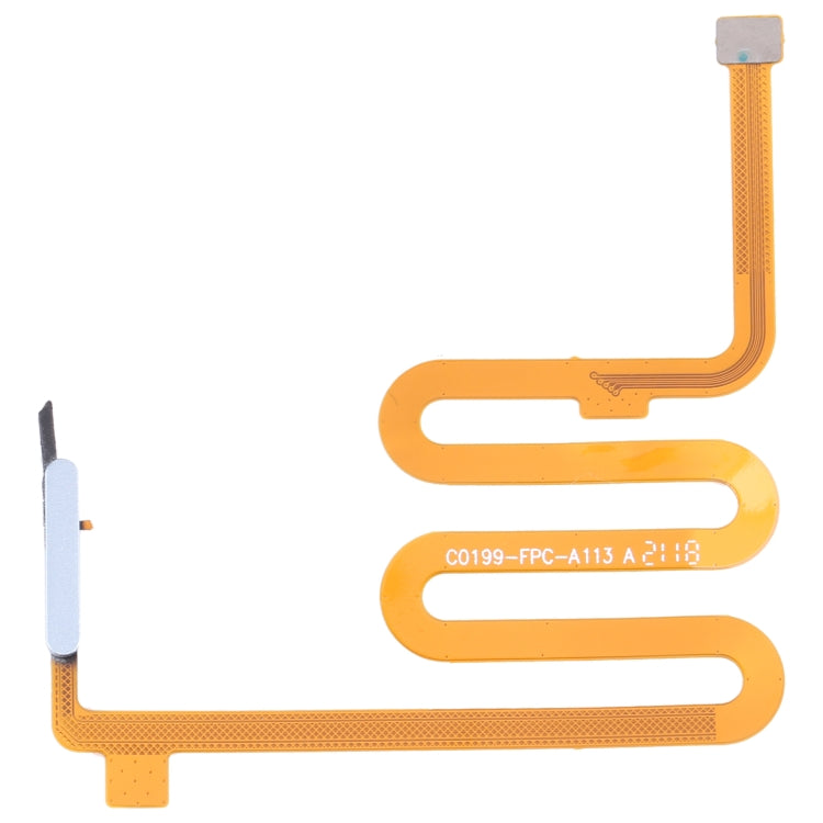 For Infinix Note 10 Pro NFC X695 Original Fingerprint Sensor Flex Cable (Silver) - Flex Cable by buy2fix | Online Shopping UK | buy2fix