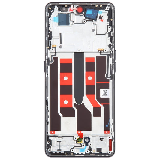 For OPPO A1 Pro Original Front Housing LCD Frame Bezel Plate (Black) by buy2fix