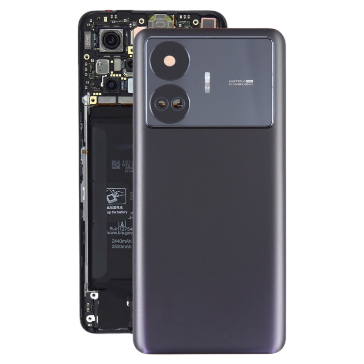 For Realme GT Neo5 SE Original Battery Back Cover(Black) - Back Cover by buy2fix | Online Shopping UK | buy2fix