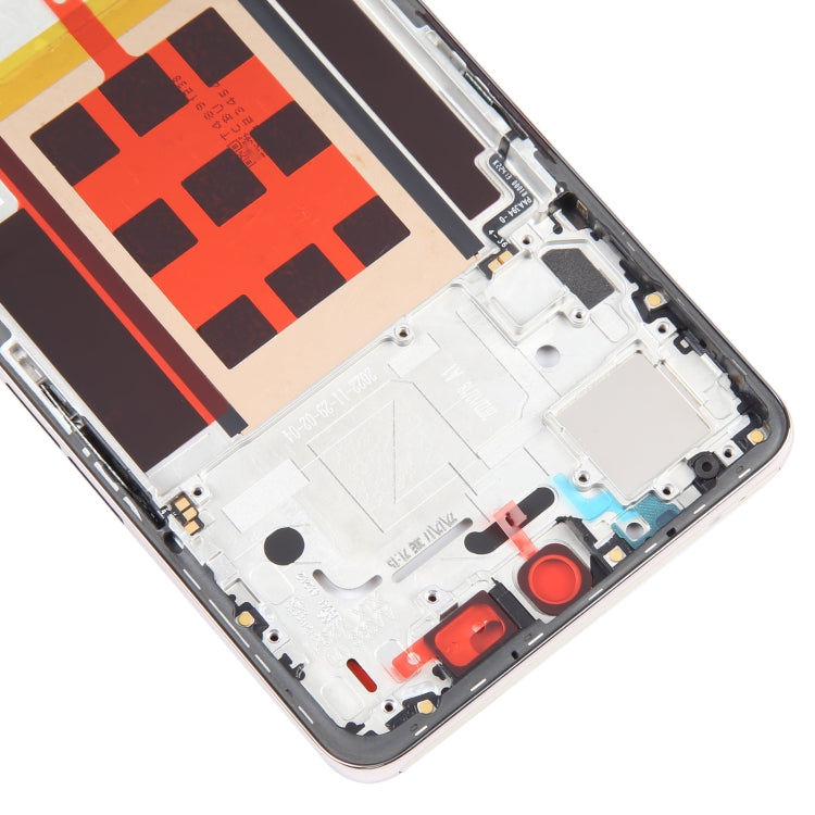 For OPPO Reno9 Pro Original Front Housing LCD Frame Bezel Plate (Gold) - Frame Bezel Plate by buy2fix | Online Shopping UK | buy2fix