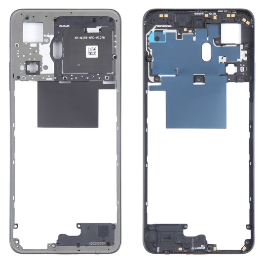 For Realme C55 Original Middle Frame Bezel Plate (Black) - Frame Bezel Plate by buy2fix | Online Shopping UK | buy2fix