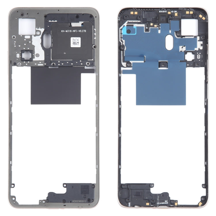 For Realme C55 Original Middle Frame Bezel Plate (Gold) - Frame Bezel Plate by buy2fix | Online Shopping UK | buy2fix