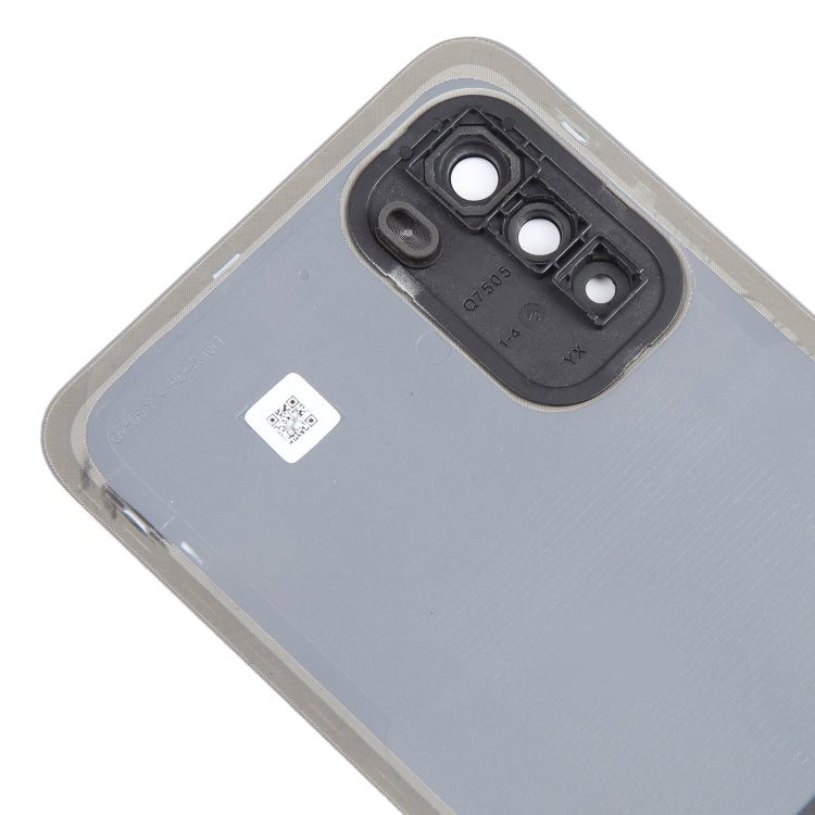For Nokia G60 Original Battery Back Cover with Camera Lens Cover(Silver) - Back Cover by buy2fix | Online Shopping UK | buy2fix