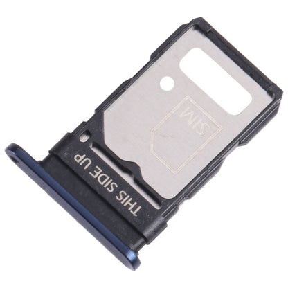 For Motorola Edge 2021 SIM Card Tray (Blue) - Card Socket by buy2fix | Online Shopping UK | buy2fix