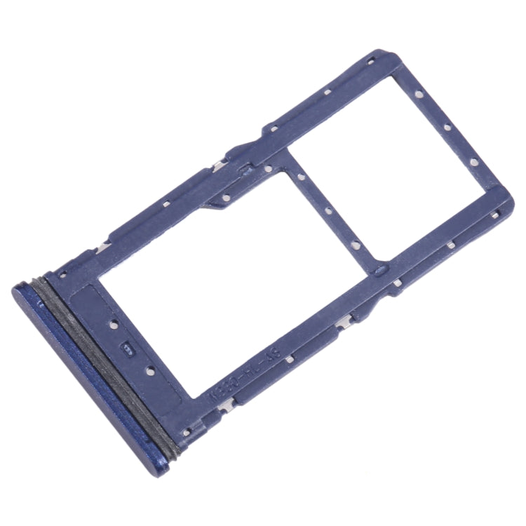 For Motorola Moto G Stylus 2022 SIM Card Tray + Micro SD Card Tray (Blue) - Card Socket by buy2fix | Online Shopping UK | buy2fix