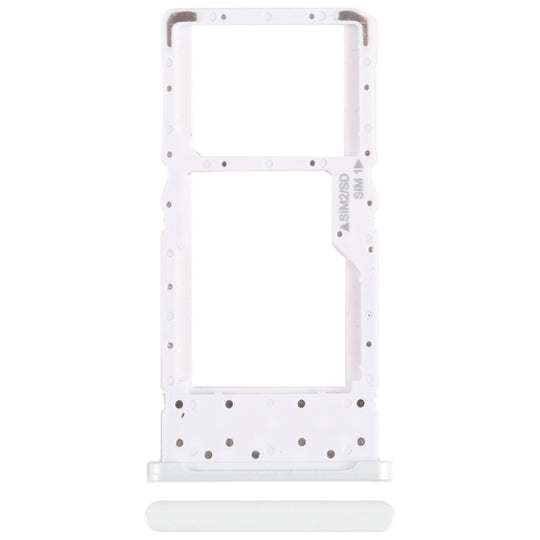 For Nokia X10 Original SIM + SIM / Micro SD Card Tray (White)