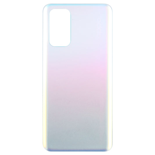 For OPPO Find X3 Lite Glass Material Battery Back Cover(Frosted Silver) by buy2fix