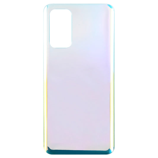 For OPPO Find X3 Lite Glass Material Battery Back Cover(Bright Silver) by buy2fix