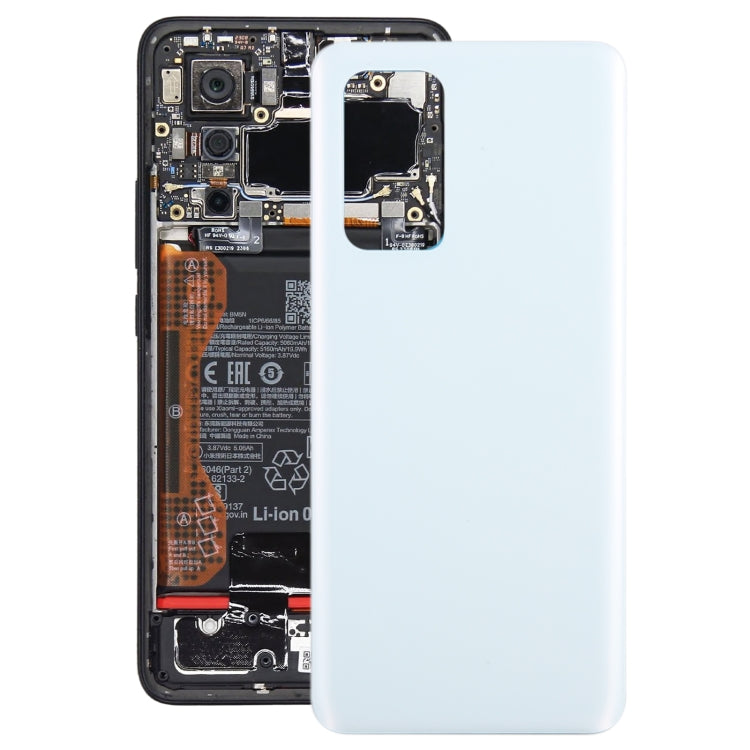 For Xiaomi Poco F5 Pro OEM Glass Material Battery Back Cover(White) by buy2fix