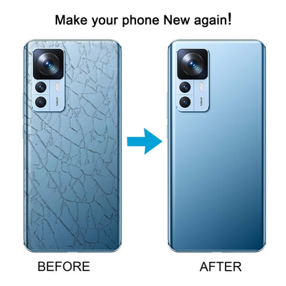 For Xiaomi 12T OEM Glass Material Battery Back Cover(Blue) by buy2fix