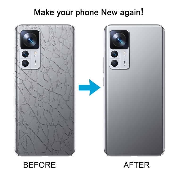 For Xiaomi 12T OEM Glass Material Battery Back Cover(White) by buy2fix