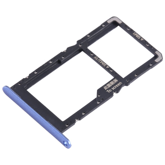 For Huawei nova Y70 Plus SIM + SIM / Micro SD Card Tray (Blue) by buy2fix