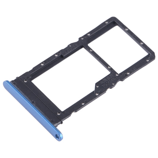 For Honor X7 SIM + SIM / Micro SD Card Tray (Blue) by buy2fix