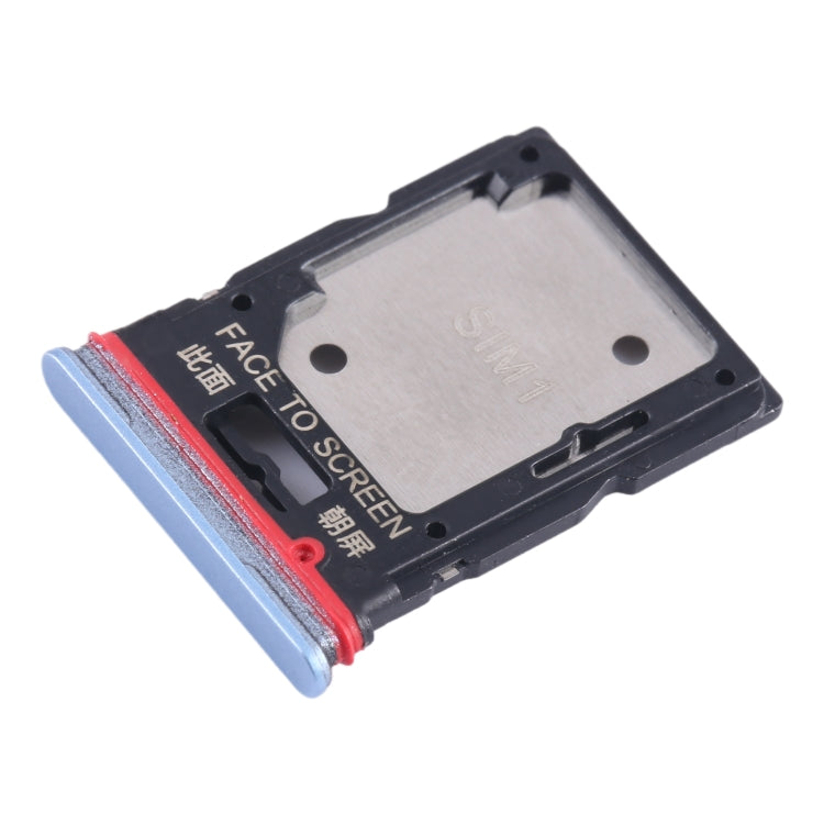 For Xiaomi Redmi Note 11T Pro+ SIM Card Tray + SIM Card Tray / Micro SD Card Tray (Blue) by buy2fix