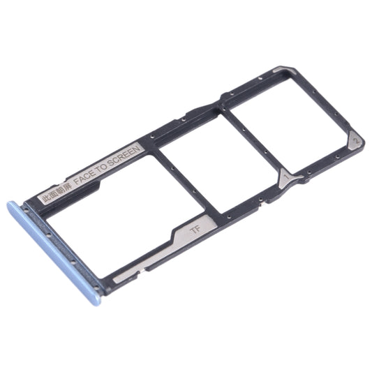 For Xiaomi Poco M5 4G SIM Card Tray + SIM Card Tray + Micro SD Card Tray (Blue) by buy2fix