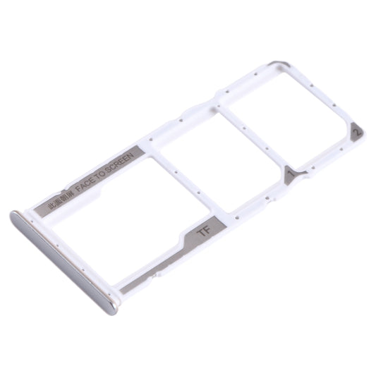 For Xiaomi Poco M5 4G SIM Card Tray + SIM Card Tray + Micro SD Card Tray (Silver) by buy2fix