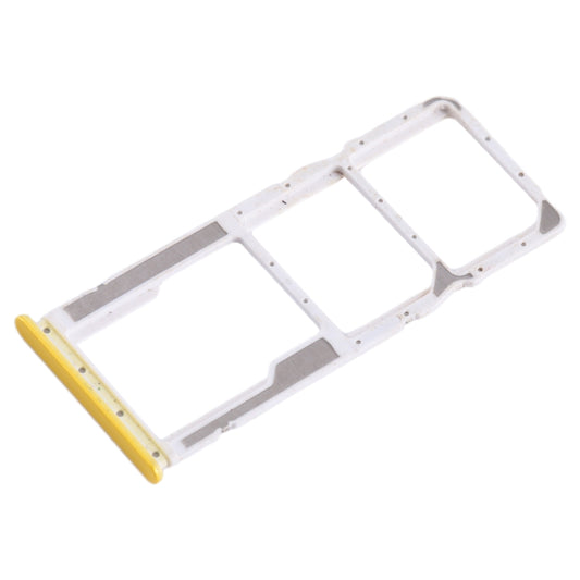 For Xiaomi Poco M5 4G SIM Card Tray + SIM Card Tray + Micro SD Card Tray (Yellow) by buy2fix