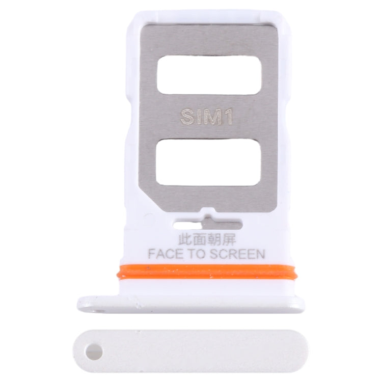 For Xiaomi Poco X5 Pro SIM Card Tray + SIM Card Tray (White) by buy2fix