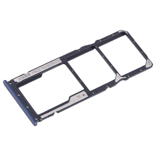 For Xiaomi Redmi 12C SIM Card Tray + SIM Card Tray + Micro SD Card Tray (Blue) by buy2fix