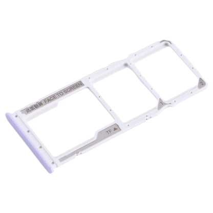 For Xiaomi Redmi 12C SIM Card Tray + SIM Card Tray + Micro SD Card Tray (Purple) by buy2fix