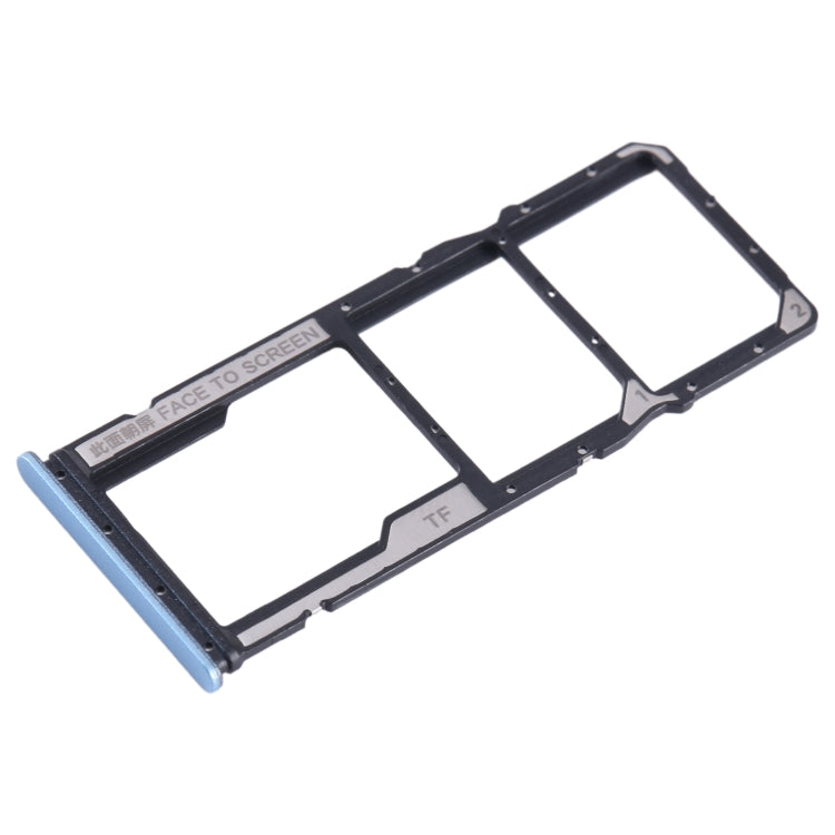 For Xiaomi Redmi Note 12s SIM Card Tray + SIM Card Tray + Micro SD Card Tray (Blue) by buy2fix