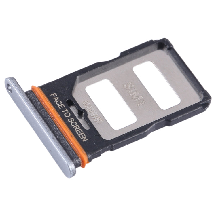 For Xiaomi Redmi Note 12T Pro SIM Card Tray + SIM Card Tray (Silver) by buy2fix