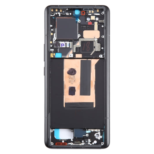 For Xiaomi 13 Ultra Original Front Housing LCD Frame Bezel Plate (Black) by buy2fix