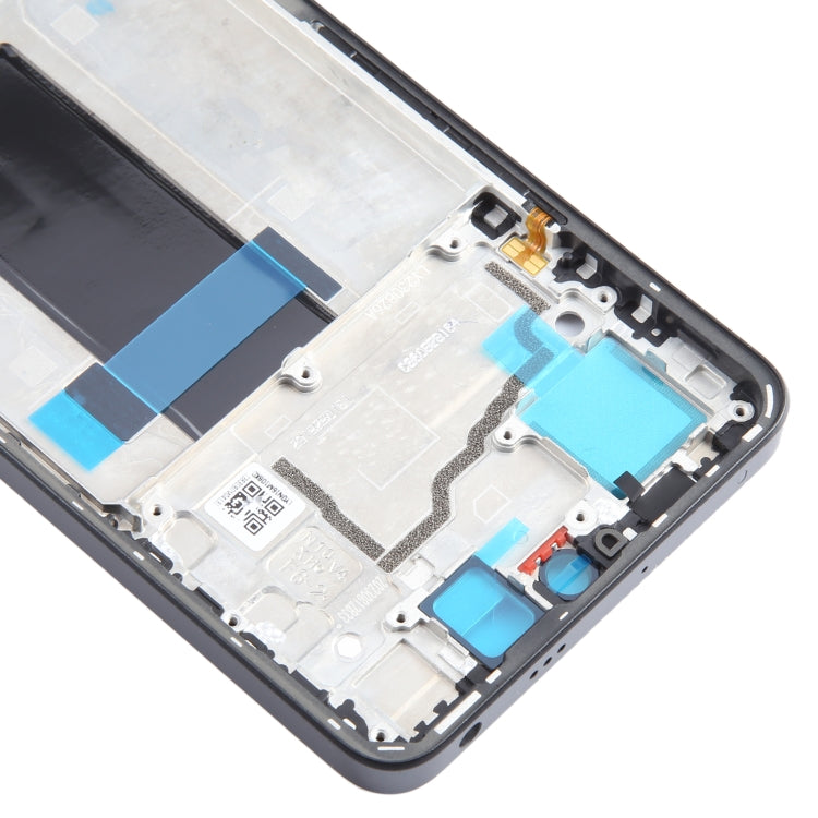 For Xiaomi Redmi Note 13 Pro 5G Original Front Housing LCD Frame Bezel Plate (Black) by buy2fix