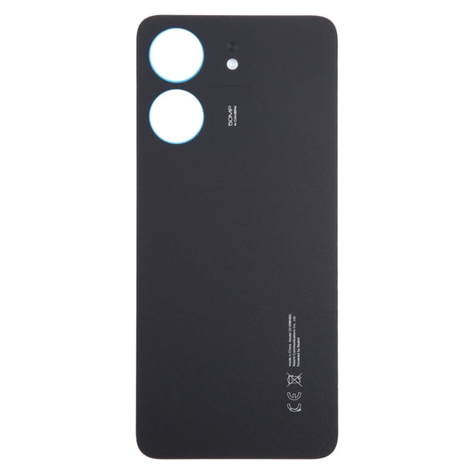 For Xiaomi Redmi 13C Original Battery Back Cover(Black) by buy2fix