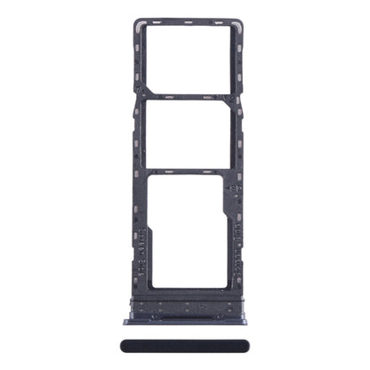 For Tecno Pova Neo SIM Card Tray + SIM Card Tray + Micro SD Card Tray (Black) by buy2fix