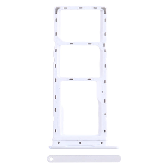 For Infinix Smart 7 HD X6516 SIM Card Tray + SIM Card Tray + Micro SD Card Tray (White)