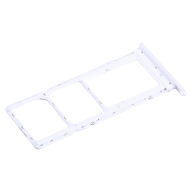For Infinix Smart 7 HD X6516 SIM Card Tray + SIM Card Tray + Micro SD Card Tray (White) by buy2fix