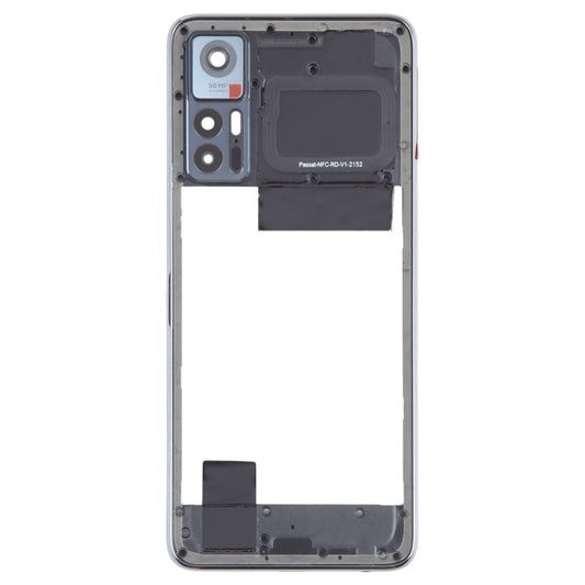 For TCL 30 4G / 30 5G Original Middle Frame Bezel Plate (Black) by buy2fix