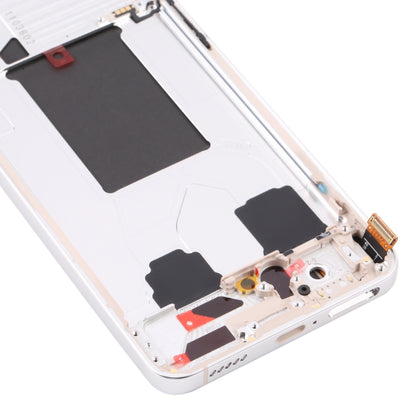 For OPPO Reno7 Pro 5G Front Housing LCD Frame Bezel Plate (Gold) - LCD Screen by buy2fix | Online Shopping UK | buy2fix