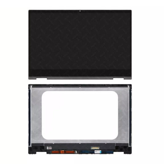 LCD Screen For HP Pavilion X360 14-DW 14M-DW Digitizer Full Assembly with Frame(Black) by buy2fix