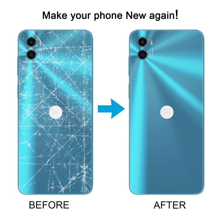 For Motorola Moto E32 India Original Battery Back Cover(Black) by buy2fix