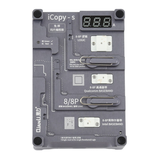 Qianli iCopy-S Double Sided Chip Test Stand 4 in1 Logic Baseband EEPROM Chip Non-removal For iPhone 7 / 7 Plus / 8 / 8 Plus by QIANLI