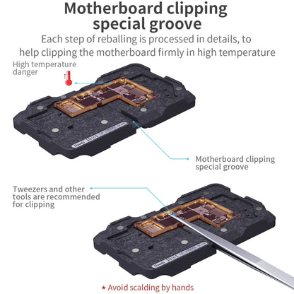 Qianli 10 in 1 Middle Frame Reballing Platform For iPhone X / XS / XS Max / 11 / 11 Pro / 11 Pro Max / 12 / 12 Pro / 12 mini / 12 Pro Max - Repair Platform by QIANLI | Online Shopping UK | buy2fix