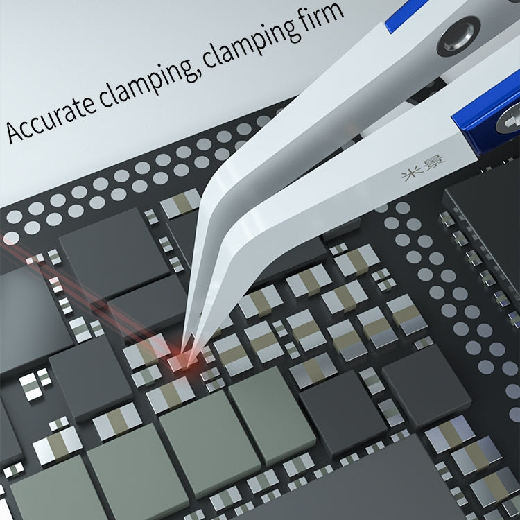 Mijing Antistatic Precision Diamagnetism Tweezers(Straight) - Tweezers by MIJING | Online Shopping UK | buy2fix