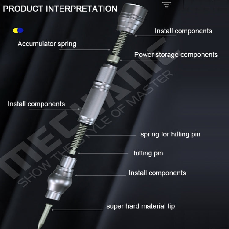 Mechanic iRock 5 Phone Glass Back Cover Blasting Pen - Repair & Spare Parts by MECHANIC | Online Shopping UK | buy2fix