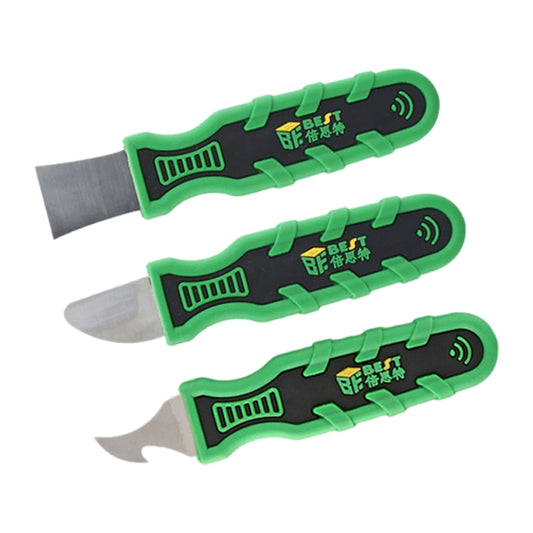 BEST BST-138 / 139 / 140 3 in 1 Mobile Phone Disassembly Stainless Steel Clean Kit by BEST